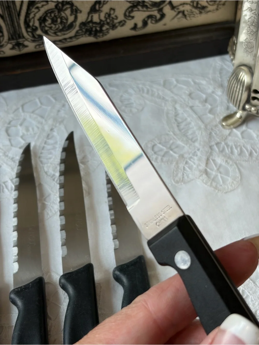 Ginsu 2000 serated knife set
